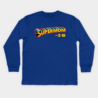 Super Mom Kids Long Sleeve T-Shirt